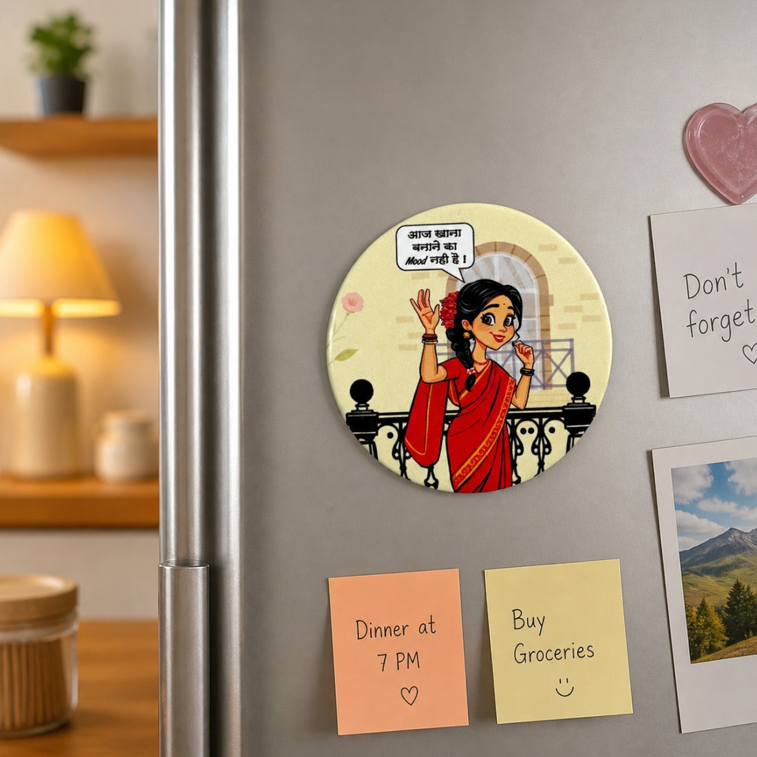 Khana Banane Ka Mood Nahi Hai - Fridge Magnet