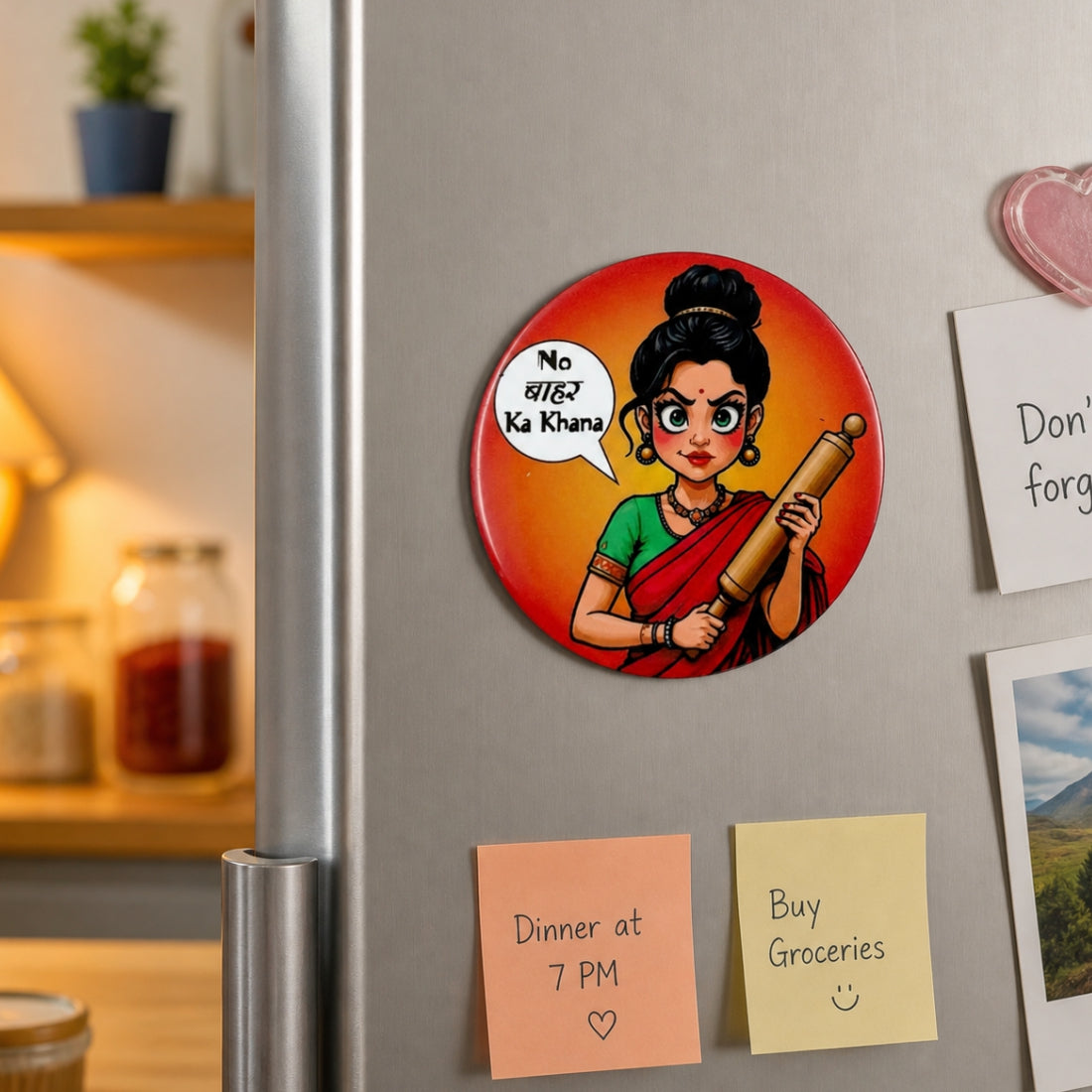 No Bahar Ka Khana - Fridge Magnet